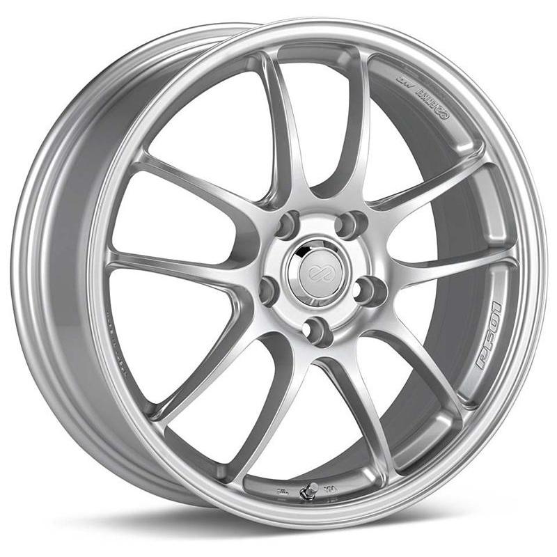(set of 4) Enkei PF01 Matte Black | 17x7" +38mm | 4x100mm Wheels