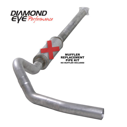 Diamond Eye 4in Catback RPL Pipe | Chevy/GMC 01-07 6.6L 2500/3500 (K4110A-RP)