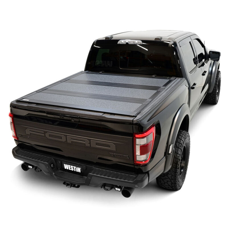 Westin Automotive 19-46355 Hard Tri-Fold Tonneau Cover For 2015-2025 Ford F-150
