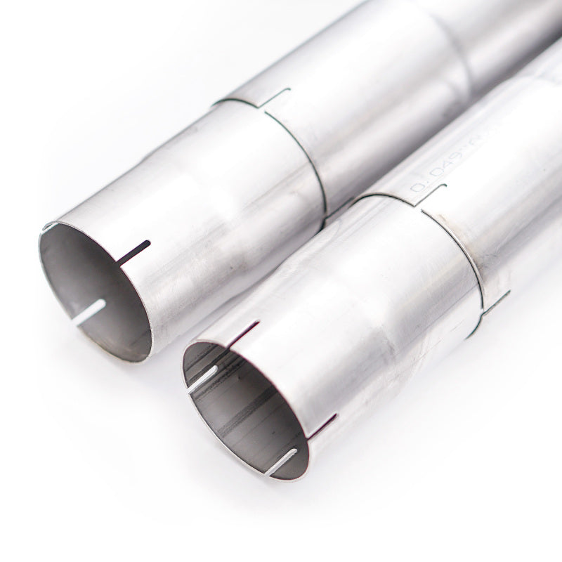 Stainless Works 3in Legend Catback X-Pipe w/ 4in Quad Tips | Dodge Challenger (15-19) (CHAL16CBL4)