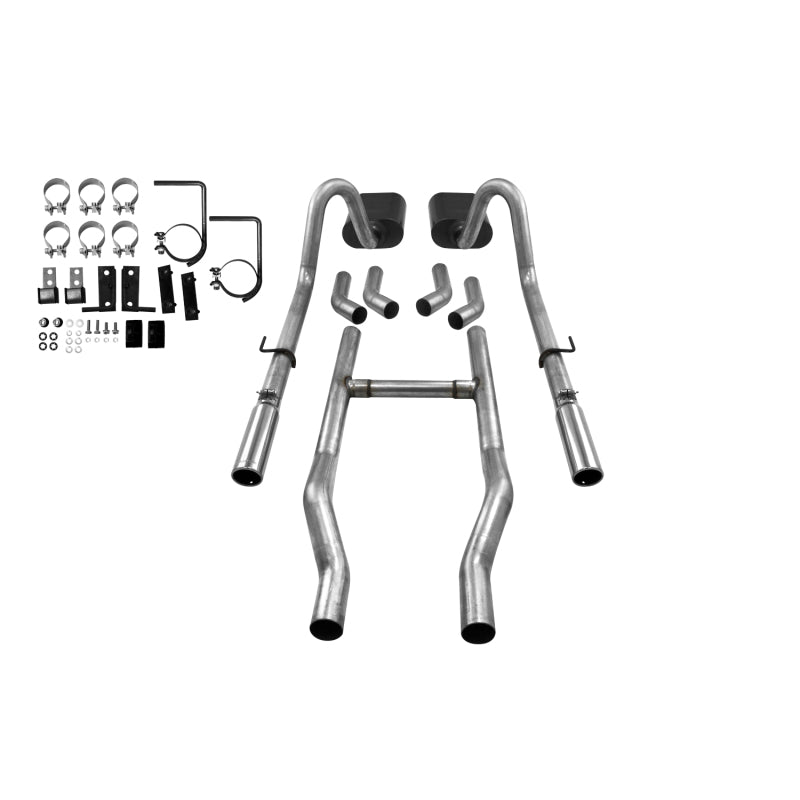 Flowmaster 55-57 Chevy 2.5in SS Crossmember-Back Exhaust For GM (817174)