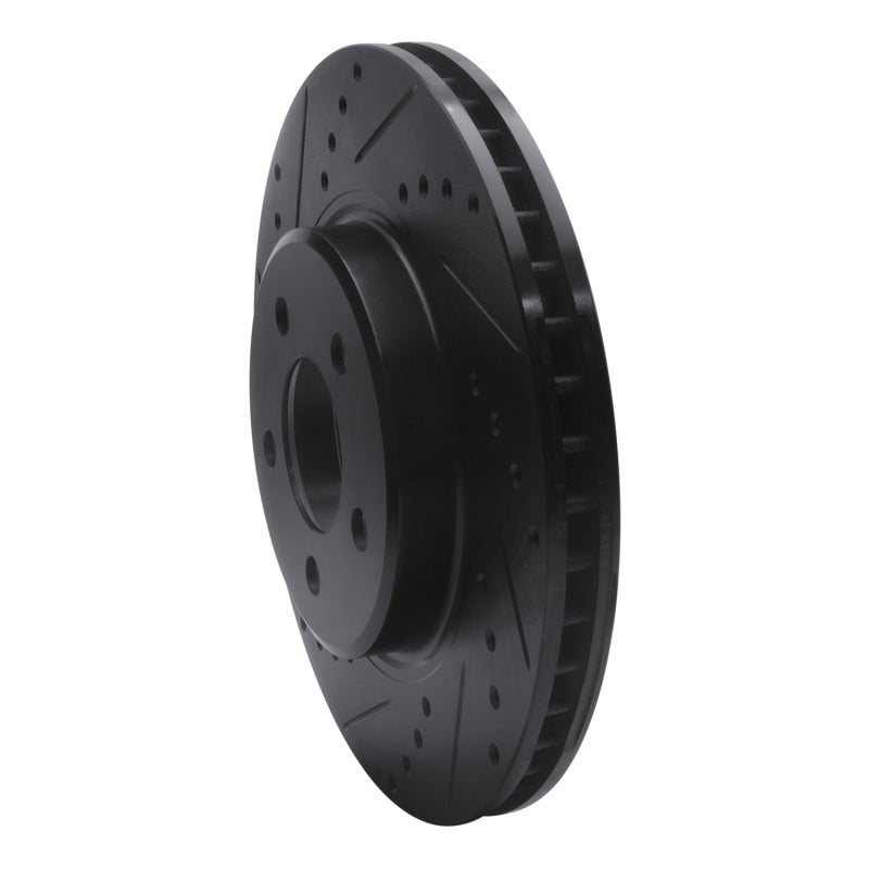 DFC D&S Black Brake Rotor (FRONT LEFT): Chrysler 300 (05-23)