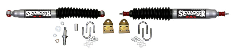 Skyjacker 9219 Silver Dual Steering Stabilizer Kit for 97-06 Jeep Wrangler TJ
