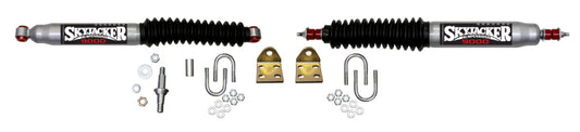 Skyjacker 9219 Silver Dual Steering Stabilizer Kit for 97-06 Jeep Wrangler TJ