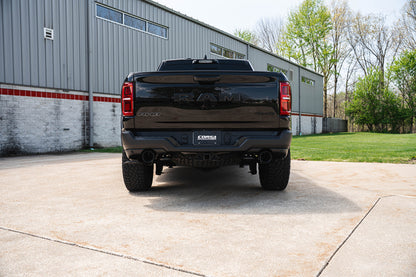 Corsa 21389GNM 3" True Dual Catback Exhaust w/Dual Rear Exit & Flat Cut 5" Tips