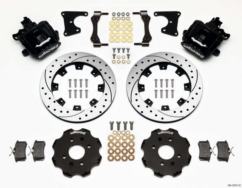 Wilwood Rear Parking Brake Caliper Kit | 2.71" Axle Offset 12.19" Rotors (140-10211)
