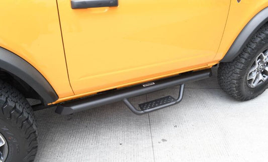 Go Rhino Dominator Xtreme D2 Side Steps 52in. Cab Length - Tex. Blk (No Drill/Mounting Brkt Req.)