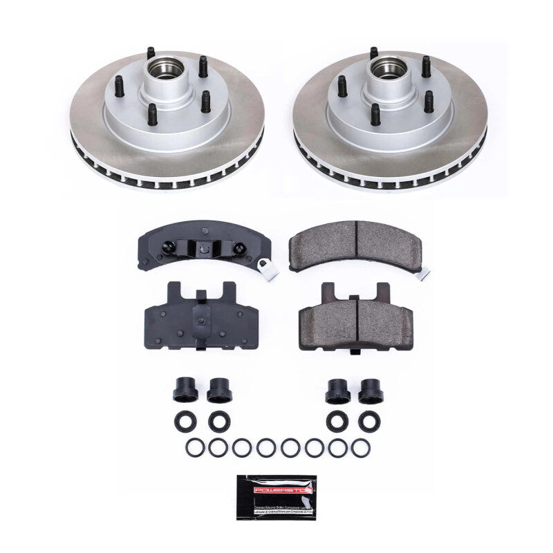 PowerStop 94-99 Dodge Ram 1500 Front Semi-Coated Rotor Kit (SC4875)