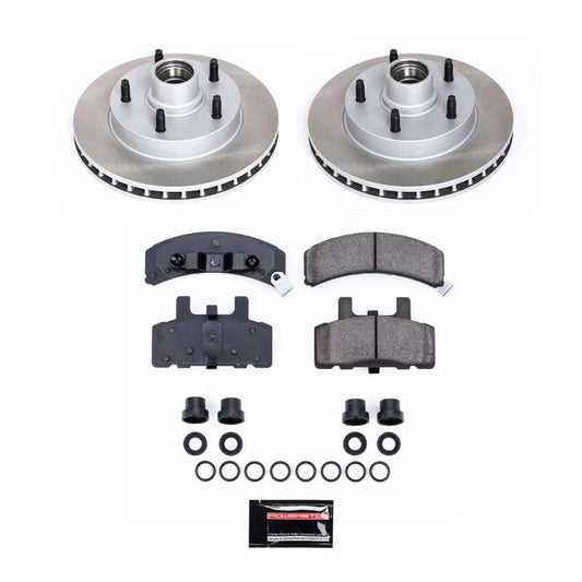 PowerStop 94-99 Dodge Ram 1500 Front Semi-Coated Rotor Kit (SC4875)
