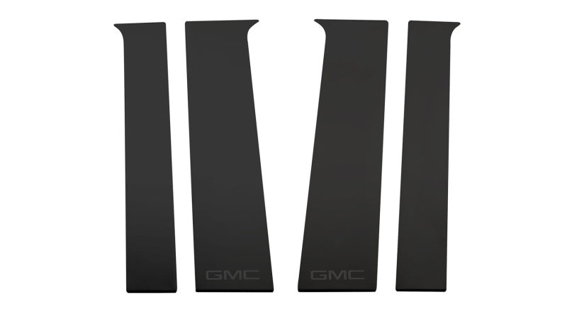 Putco 2020 GMC Sierra HD Black Platinum Pillar Posts | Crew/Dbl Cab (402671BPGM-2)