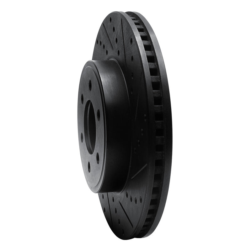 DFC D&S Black Brake Rotor (FRONT RIGHT): Dodge Durango 3.6L / 3.9L (03)