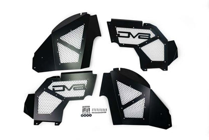 DV8 Offroad 2018+ Jeep Wrangler JL Front Inner Fenders - Black