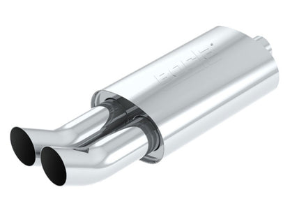Borla Boomer Mufflers | T-304 SS Dual 3in Tips, Oval, 14in x 8.5in (40059)
