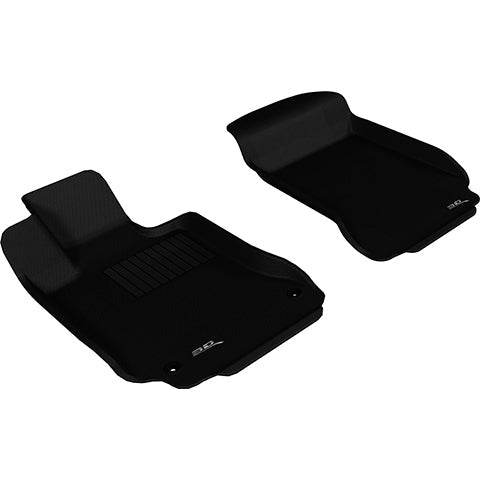 3D MAXpider KAGU 1st Row Floormat - Black | 2008-2014 Mercedes-Benz C-Class W204 (L1MB00911509)
