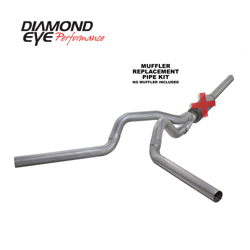 Diamond Eye 4in Catback RPLC Pipe | Dodge Ram 2500/3500 (03-09) (K4236A-RP)