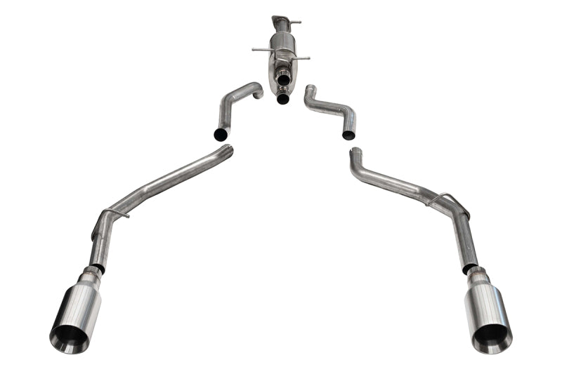 Corsa 19+ Ram 1500 5.7L HEMI Catback Exhaust | Dual Rear Tips (21435)