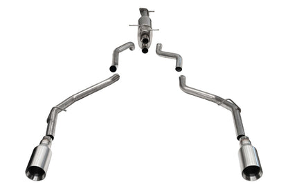 Corsa 19+ Ram 1500 5.7L HEMI Catback Exhaust | Dual Rear Tips (21435)