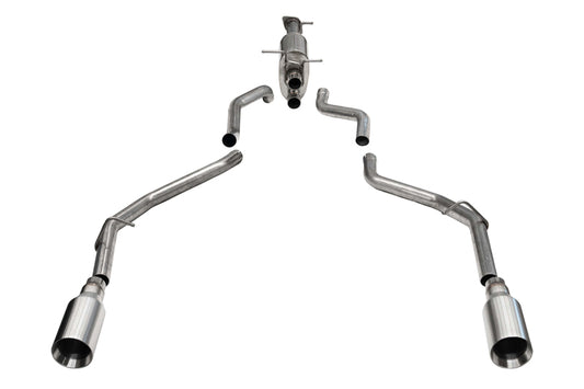 Corsa 19+ Ram 1500 5.7L HEMI Catback Exhaust | Dual Rear Tips (21435)