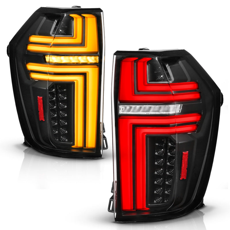 ANZO 21-24 Chevy Suburban/Tahoe Full LED Tail Lights SeqSig Black (311483A)