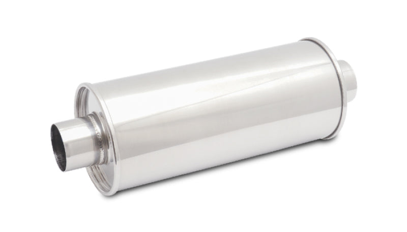 Vibrant 1139 StreetPower Round Muffler 5" x 9" x 14" for Custom Exhaust