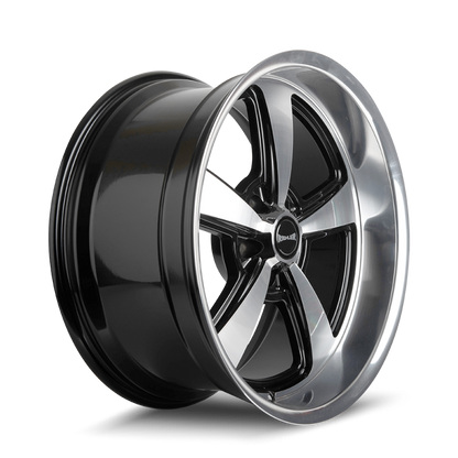 Ridler Wheels 652 Gls Blk w/ Diamond Cut | 17x7" +0mm | 5x114.3mm Wheel
