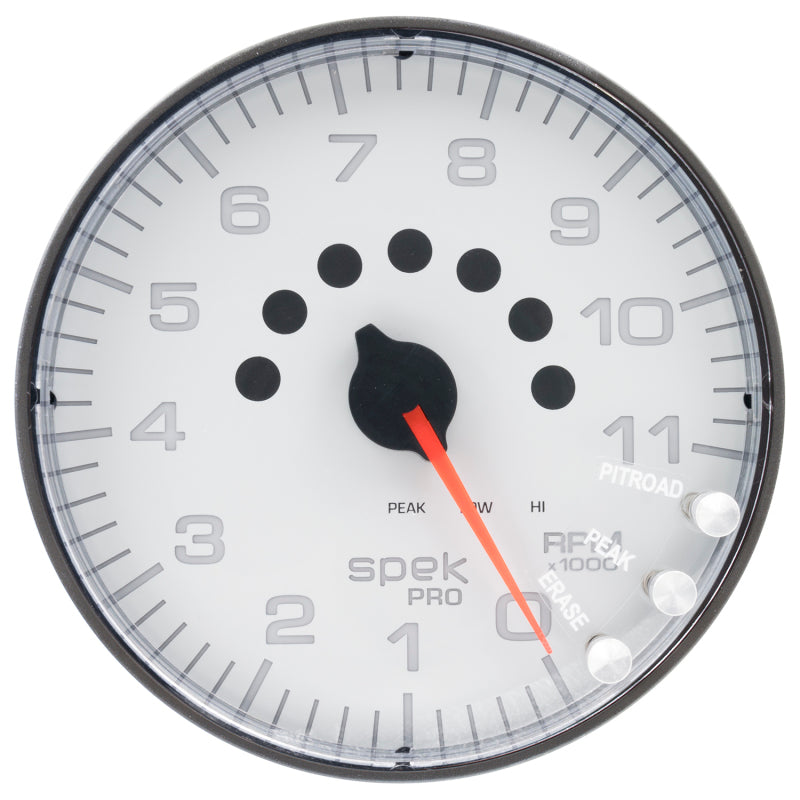 Autometer Spek-Pro 5" Tachometer W/Shift Light 11K RPM