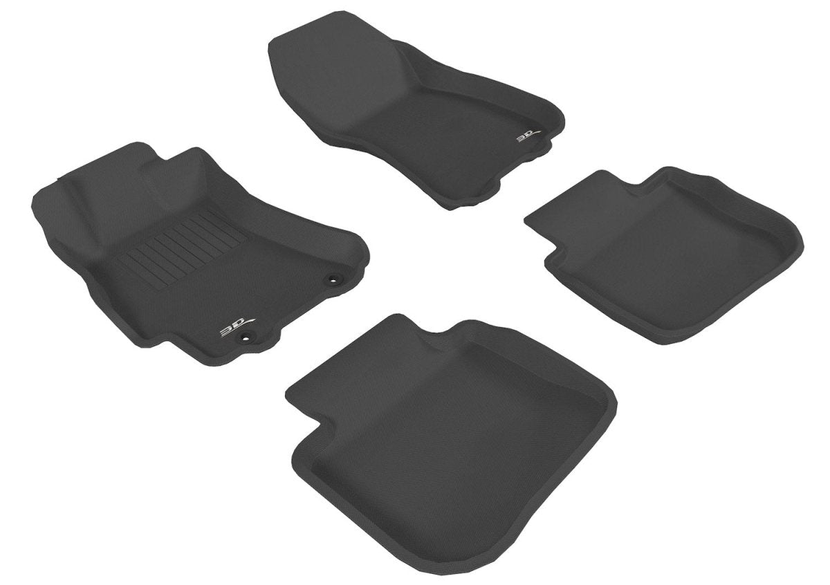 3D MAXpider KAGU 1st & 2nd Row Floormats - Black | 2010-2014 Subaru Outback (L1SB00601509)