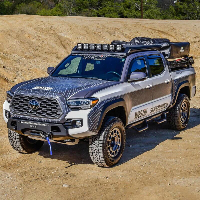 Westin 15-00045 U-Bolt Mesa Roof Rack for 16-23 Toyota Tacoma Crew Cab