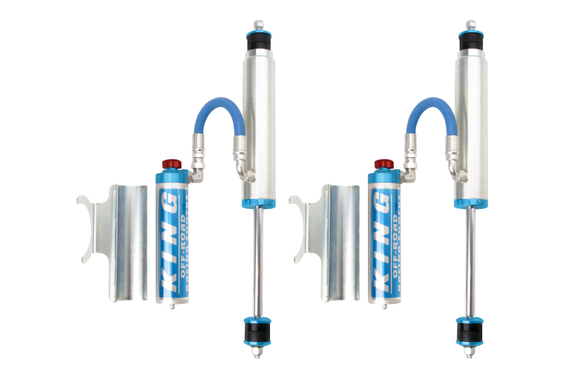 King Shocks 2.5 Performance w/ Remote Reservoir Adjustable Shocks Set - 1984-2020 Toyota Land Cruiser 76 4WD