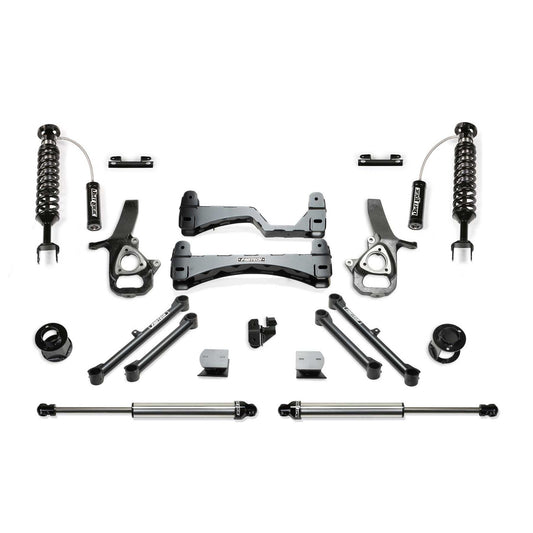 Fabtech 6" Performance System w/ Dirt Logic 2.5" Stainless Steel Resi Coil Over & Rear Dirt Logic Shock | Ram 1500 2WD (19-21) (K3095DL)
