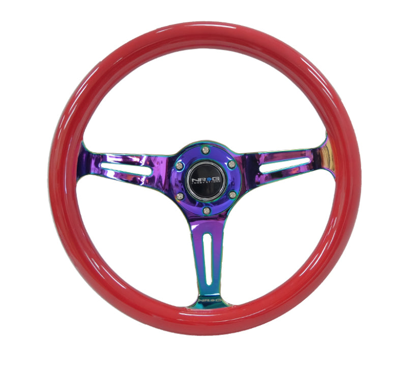 NRG 350mm Steering Wheels - NeoChrome Spokes - Standard Colors (ST-015MC)
