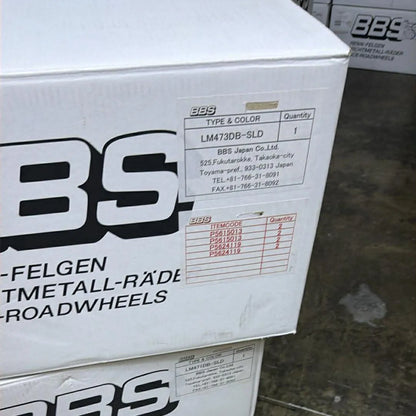 BBS LM 20x9 +42, 20x12 +72 5x130 Diamond Black (SET)