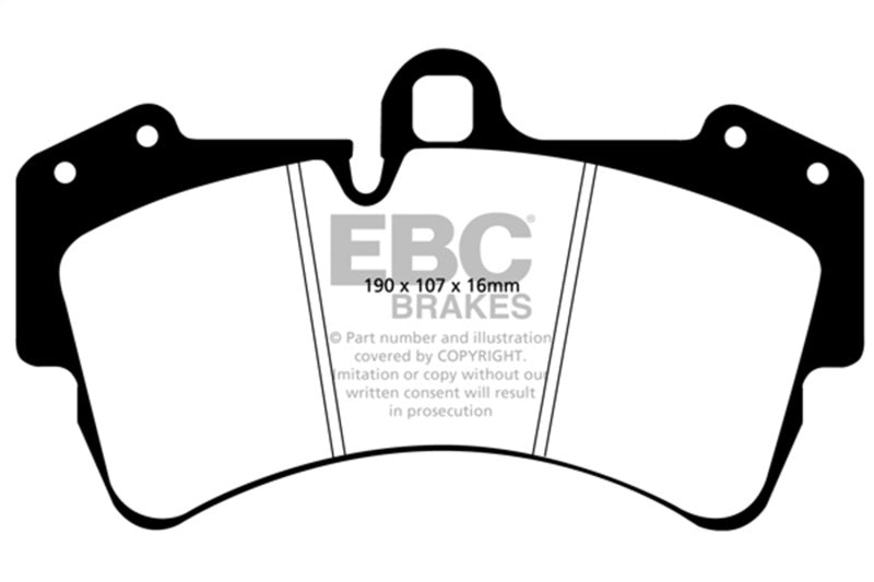 EBC Brakes DP51473NDX Bluestuff NDX Full Race Brake Pads for Cayenne Q7 Touareg
