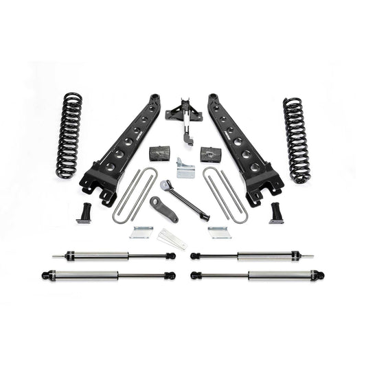 Fabtech 4" Radius Arm System w/ Coils & Dual Load Sensing Shocks | Ford F250/F350 4WD (08-16) (K2211DL)