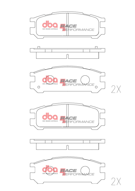 DBA RP Rear Brake Pads | Subaru Impreza WRX (98-04) (DB1186RP)