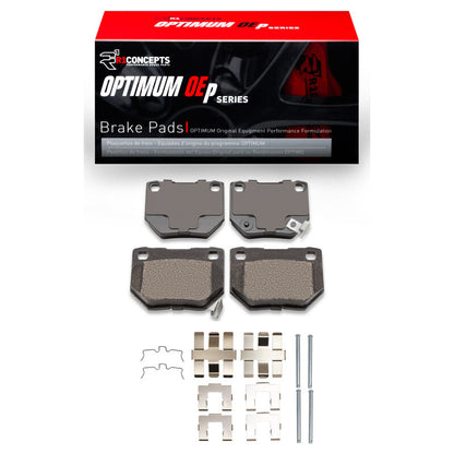 R1 06-07 Subaru Impreza Rear OE Pads & Hardware Kit (2551-0461-11)