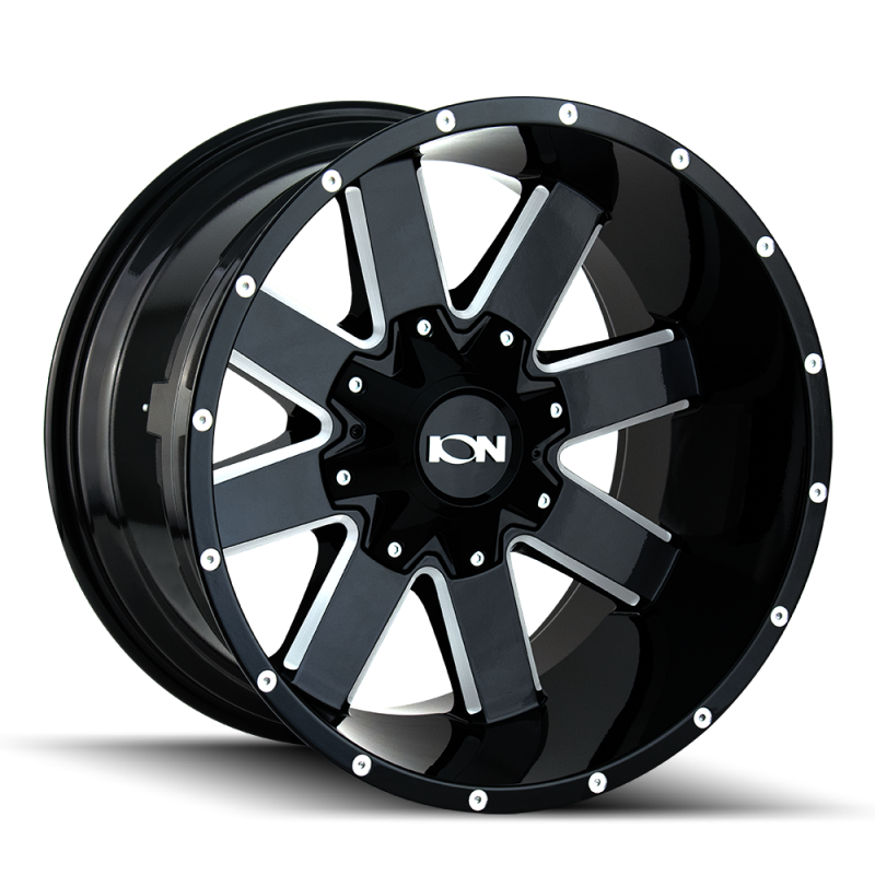 ION Wheels Type 141 Gloss Black Milled | 20x12" -44mm | 8x170mm Wheel