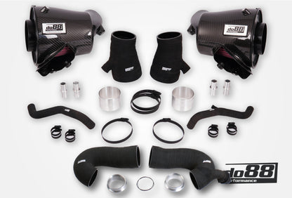 do88 Porsche 911 Turbo (992) Induction System 80mm Outlet w/Turbo Inlet Hoses