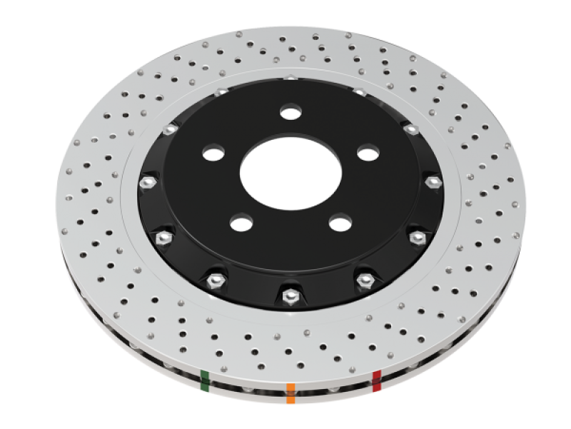 DBA 5000 Series Drilled Front Brake Rotor | Toyota GR Yaris (21+) (DBA53922BLKXD)