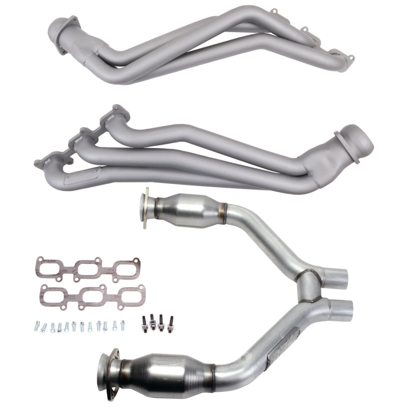 BBK 15-23 Mustang V6 1-3/4 Long Tube Headers w/HF Catted H Pipe (16423)