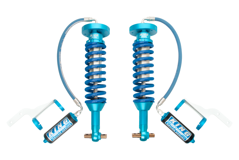King Shocks 2.5 Performance Coilovers w/ Remote Reservoir Non-Adjustable Shocks Set w/0-3" lift - 2014-2024 Ford Expedition 4WD