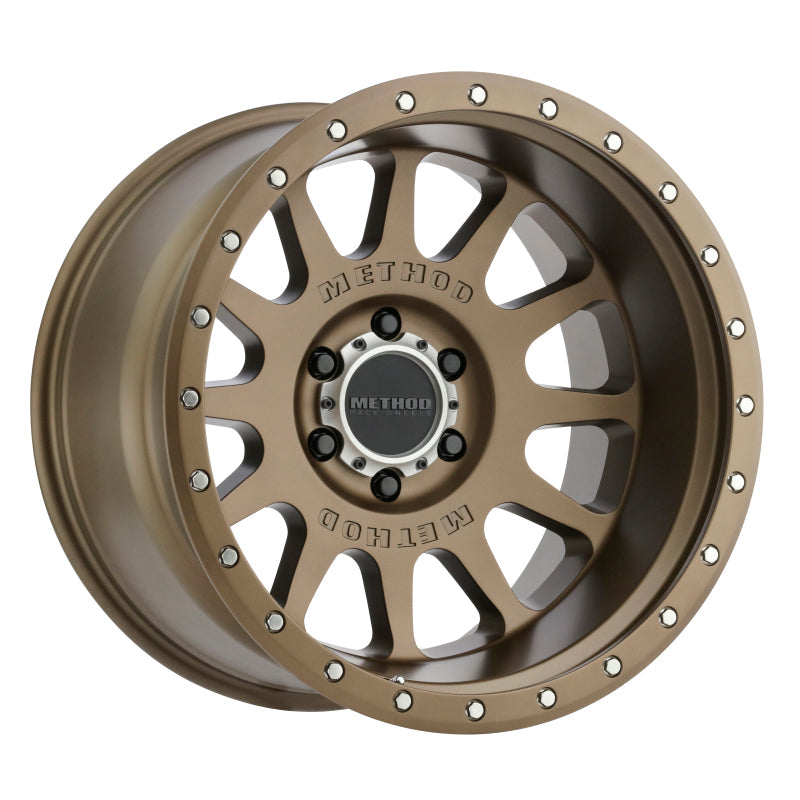 (set of 4) Method MR605 NV Bronze | 20x10" -24mm | 6x5.5in Wheel
