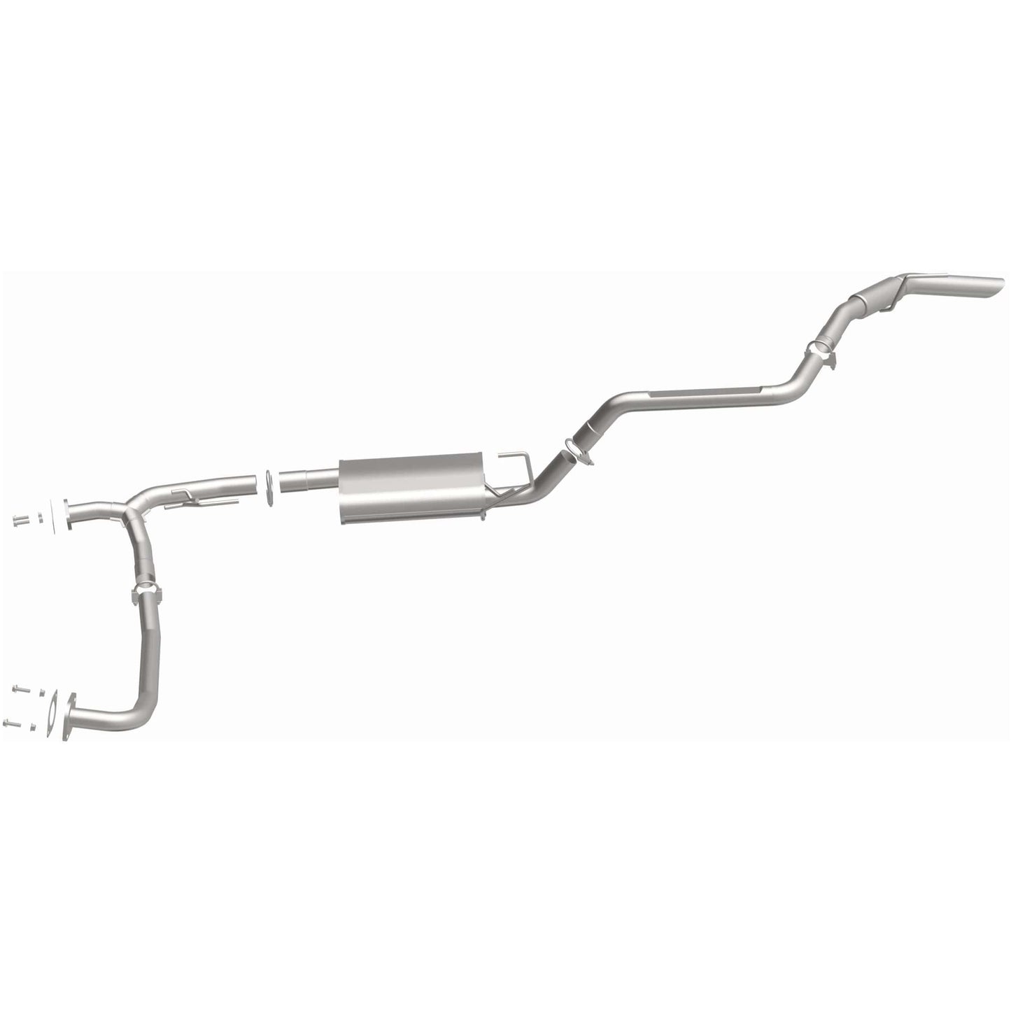 BRExhaust 2005-2012 Nissan Pathfinder 4.0L Direct-Fit Replacement Exhaust System