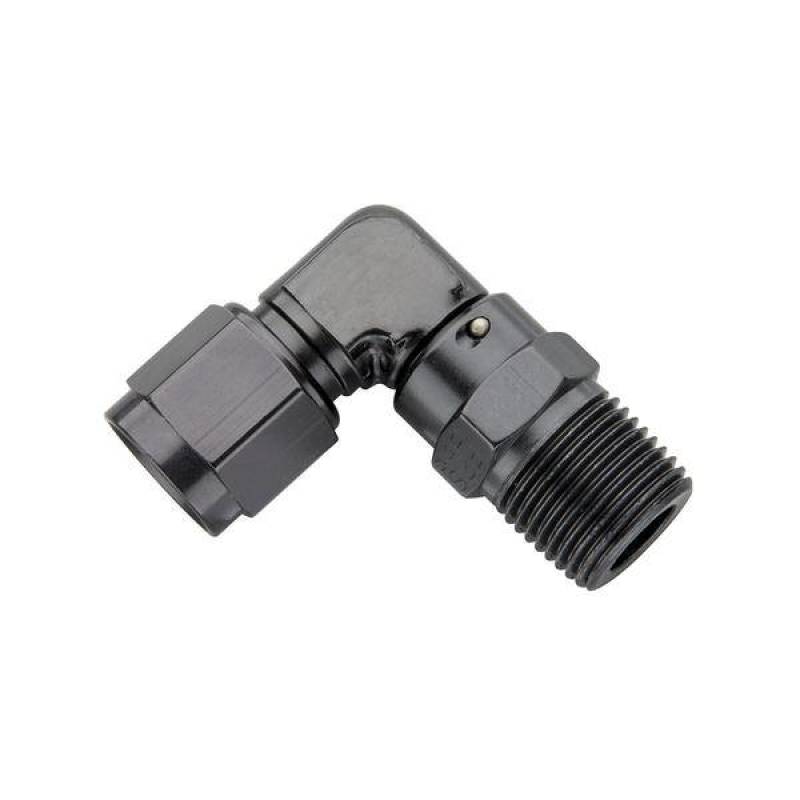 Fragola -10AN Female to 1/2" NPT Male 90 Degree Swivel Fitting (499410)