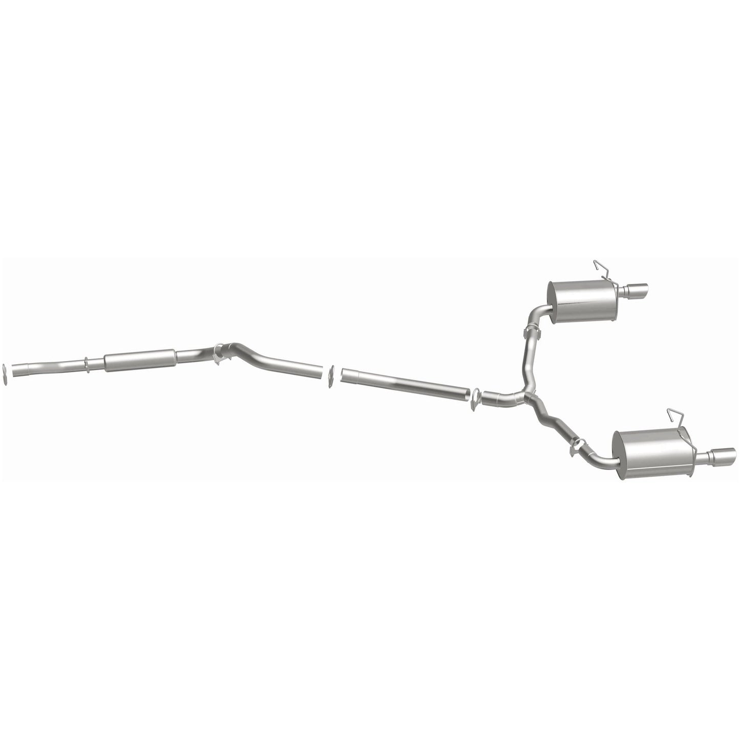 BRExhaust 2011-2017 Dodge Journey 3.6L Direct-Fit Replacement Exhaust System