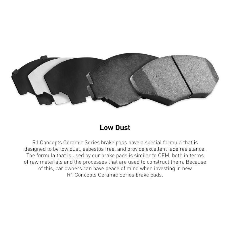 R1 17-25 Subaru Forester Ceramic Brake Pads | Impreza/Outback/WRX (12-26) (2310-2045-00)