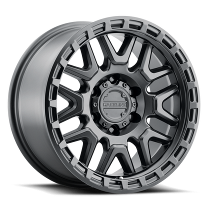 (set of 4) Raceline 953 Krank Satin Black | 17x8.5" +18mm | 6x139.7mm Wheel
