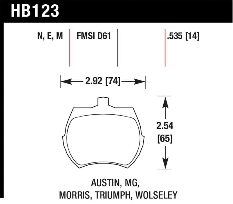 Hawk HP+ Street Brake Pads