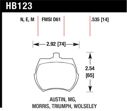 Hawk HP+ Street Brake Pads