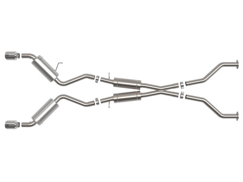 aFe Takeda Polished Tip Cat-Back Exhaust System | Nissan 370Z (09-20) (49-36139-P)